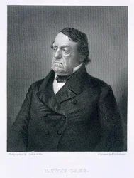 Lewis Cass, Engraved by William G. Jackman After a Photograph
